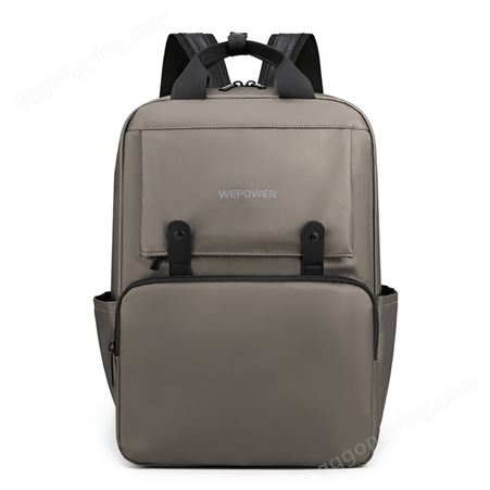 新款男士商务双肩包 大容量休闲旅行背包 潮牌学生电脑书包礼品