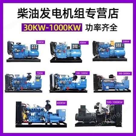 200KW 300KW 500KW动力柴油发电机出租大型常用厂家