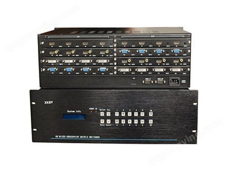 混合插卡矩阵切换器XK-MHD 高清矩阵 数字信号切换器 大屏控制器